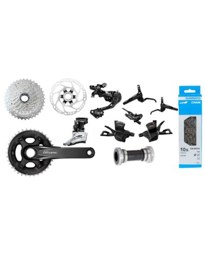 Grupo Shimano Deore 10V - Biplato Hidráulico