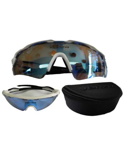 Gafas Tornasol Azul Marco Blanco - Venzo